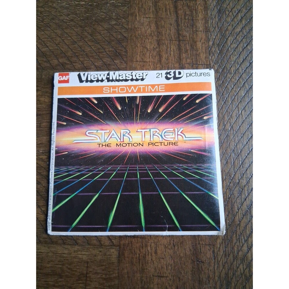 vintage STAR TREK THE MOTION PICTURE VIEW-MASTER REELS packet with booklet